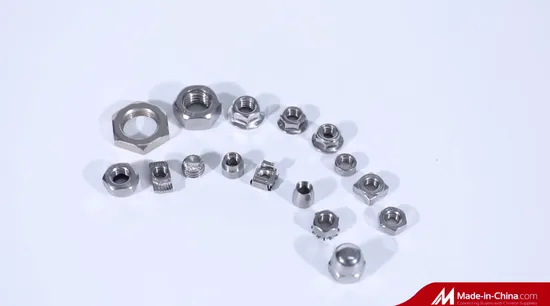 A4-80 A2-70 Stainless Steel Hex Flange Nuts Fastener