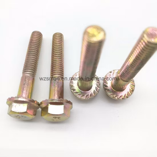 ASTM A325 Testa esagonale antimanomissione esagonale semplice con struttura pesante e dispositivi di fissaggio con bulloni flangiati