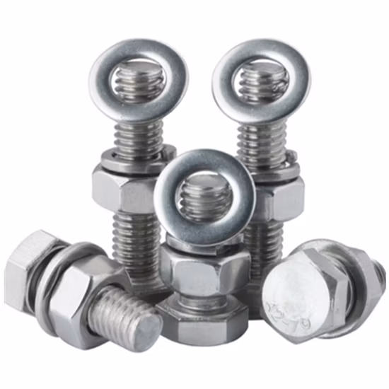 Prezzo di fabbrica Acciaio inossidabile Acciaio al carbonio DIN 931 Bulloni e dadi esagonali DIN 933/Bullone esagonale